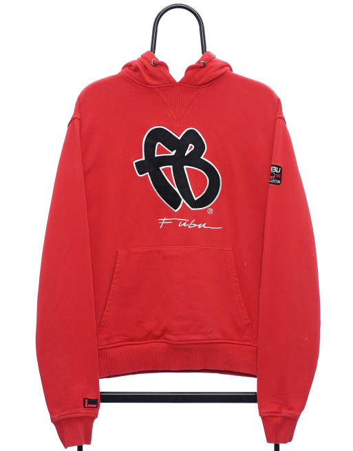 Tailor Fubu size S hoodie in red ClassicfuncenterShops Saint Laurent logo print hoodie
