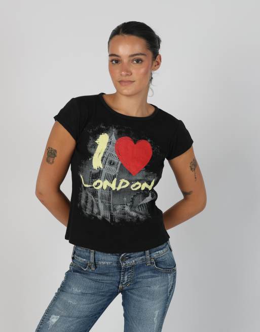Vintage funkychic S baby tee in black