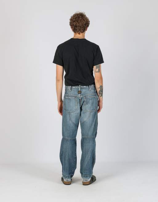 Vintage G-STAR 33x32 denim hip hop jeans in blue, 3 of 4