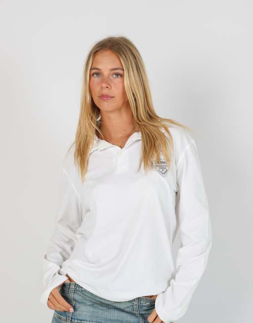 Vintage G-Star M long sleeve top in white, 1 of 4