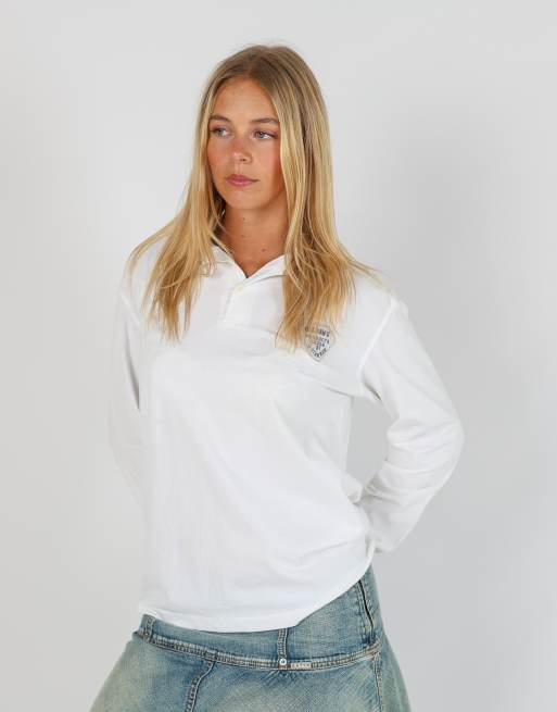 Vintage G-Star M long sleeve top in white, 3 of 4