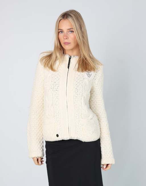 Vintage G-Star S knitted jumper in cream