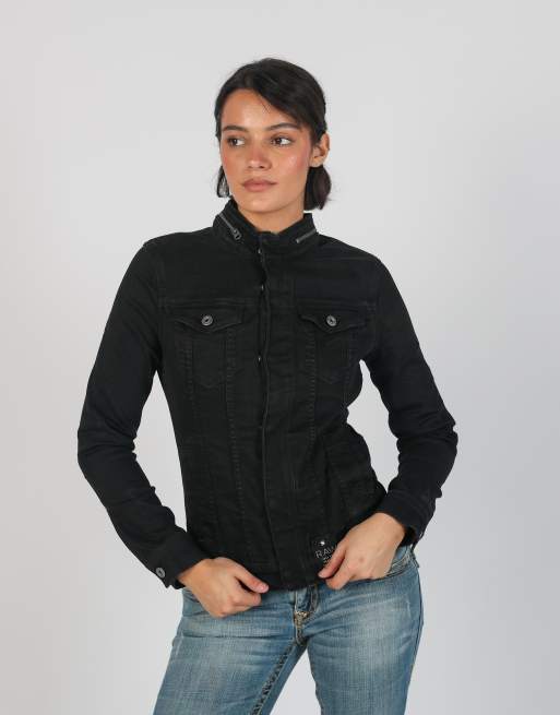 Vintage G-Star XS light jacket in black, 3 of 4