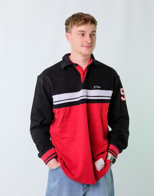 Vintage G Unit Polo XL Long Sleeve Shirt Black