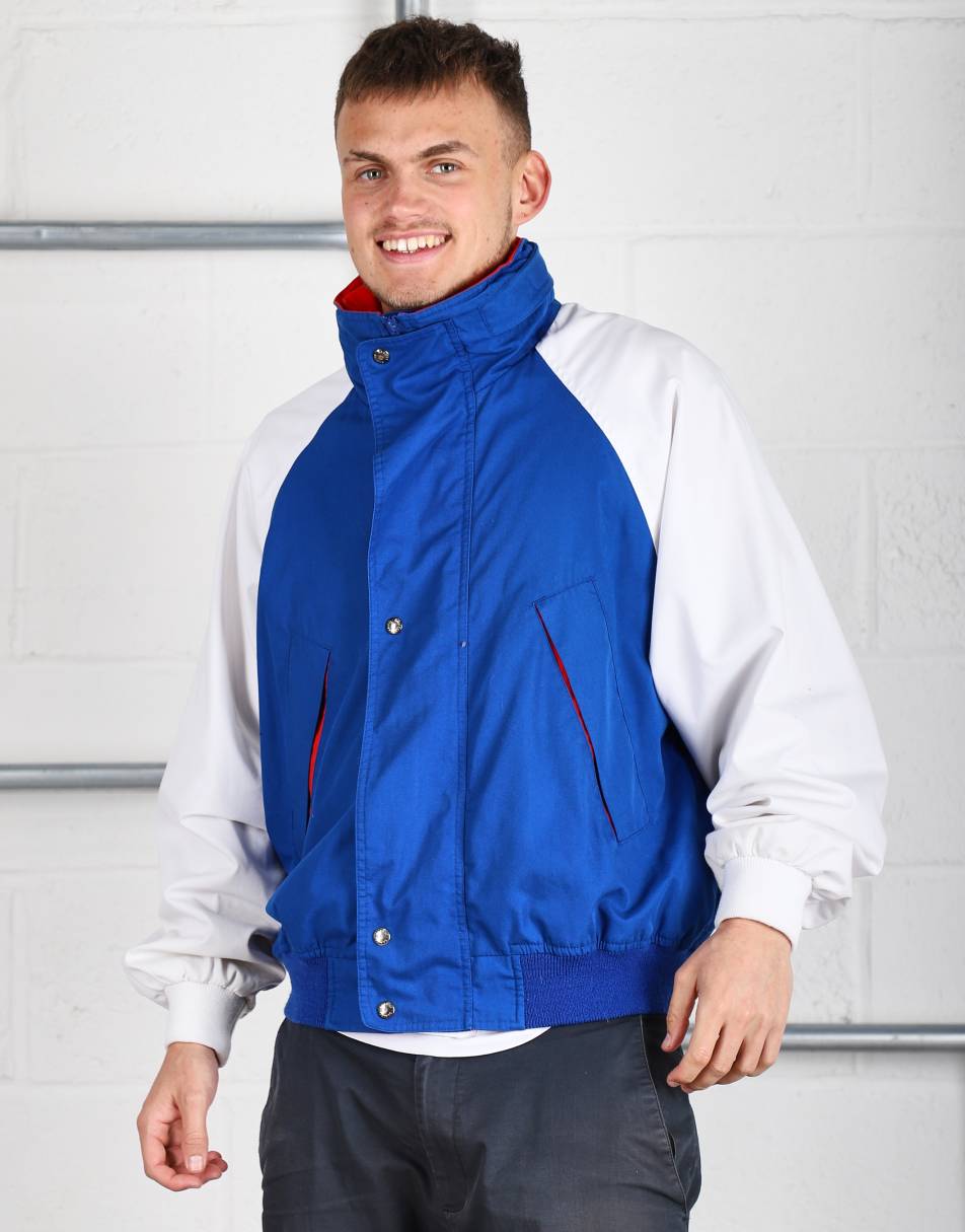 Vintage Gabicci Size L windbreaker jacket in blue