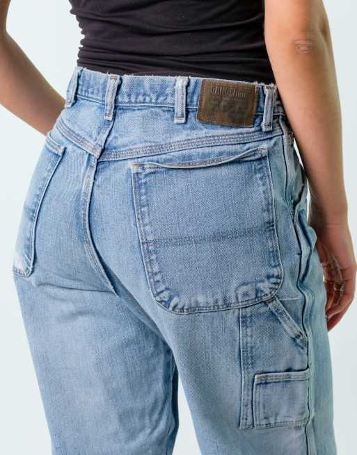Vintage Gander 34x32 Denim Carpenter Baggy Jeans Blue