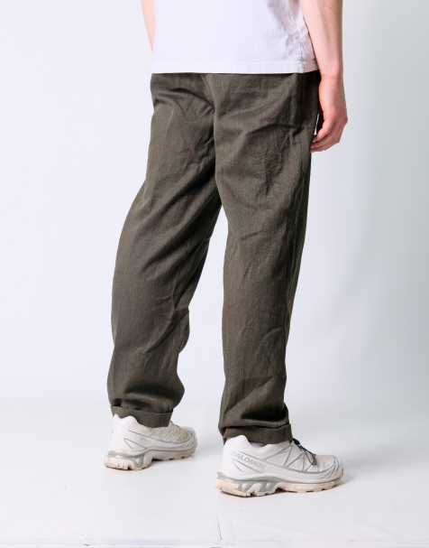 Vintage Gap 32x30 Woven Straight Pants Dark Green - view 1