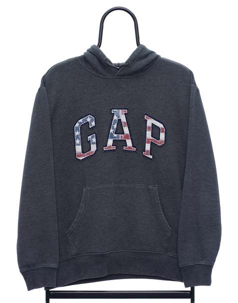 Vintage GAP size M hoodie in grey - view 1