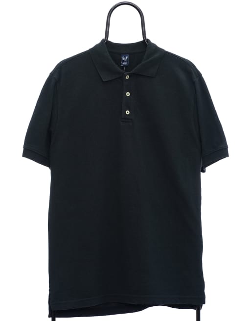 Vintage GAP size M polo shirt in black