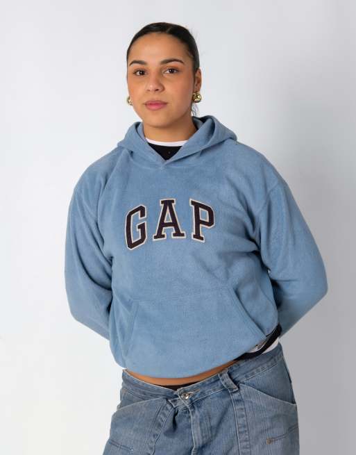 Vintage Gap XS Hoodie Light Blue