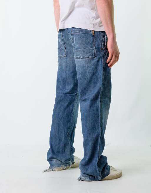 Vintage Gas 32x34 Denim Jeans Blue