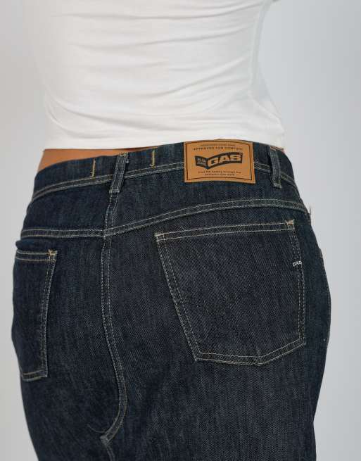 Vintage GAS S denim midi skirt in blue, 4 of 4