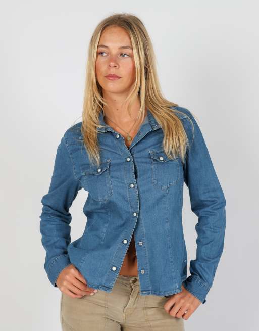 Vintage GAS S shirt in blue, 3 of 4