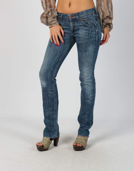 Vintage GAS S skinny jeans in blue, 2 of 4