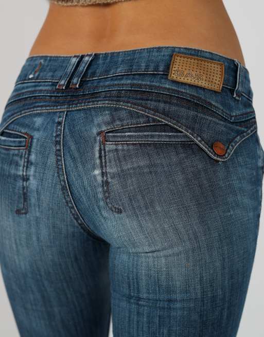 Vintage GAS S skinny jeans in blue, 4 of 4