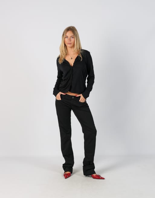 Vintage GAS S woven trousers in black, 1 of 4