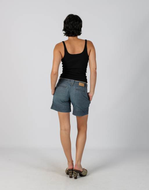 Vintage GAS XS denim shorts in blue, 3 of 4