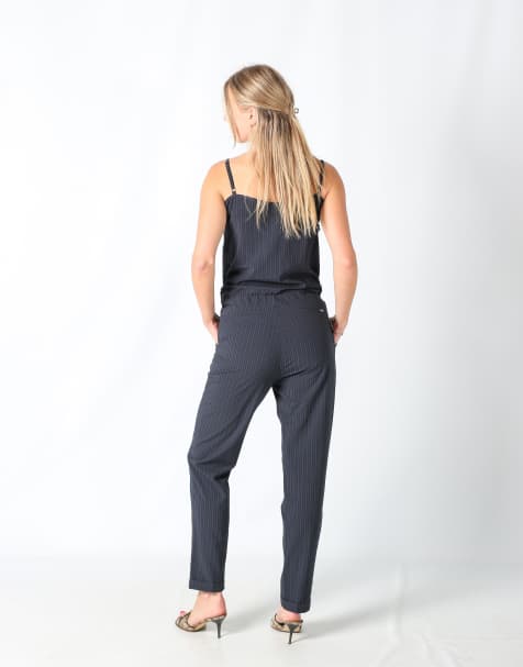 Vintage Gaudi S formal jumpsuit in navy blue - view 1