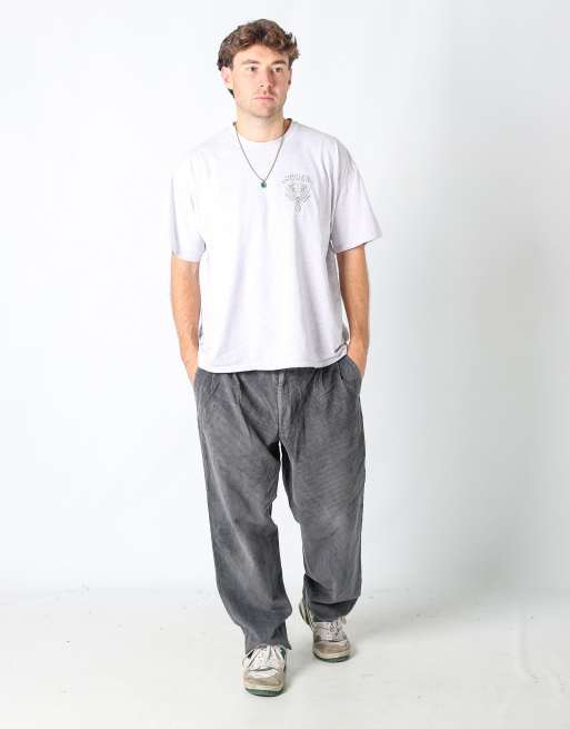 Vintage George Miller 38x30 corduroy pants in charcoal grey