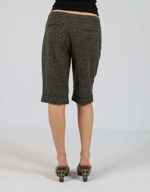 Vintage GF Ferre S capri trouser in dark green, 4 of 4