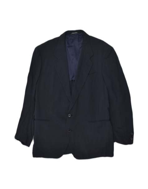 Vintage Gianfranco Ferre 2 Button Blazer Jacket It 52 XL In Blue - view 1