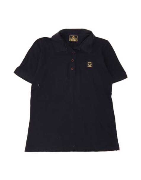 Vintage Gianfranco Ferre Polo Shirt UK 16 Large In Blue - view 1