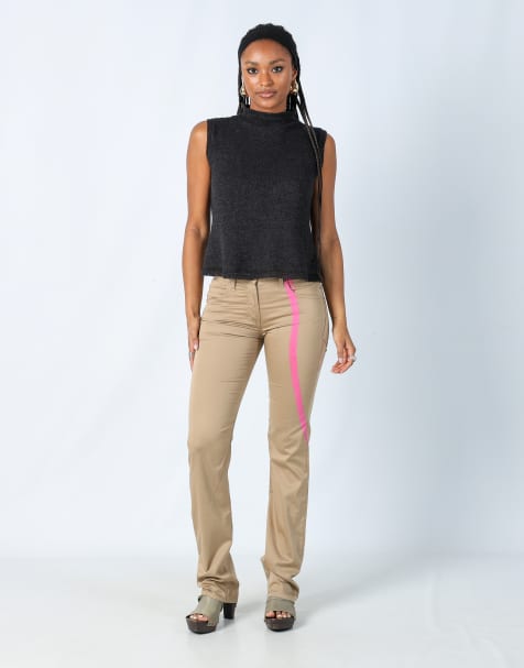 Vintage Gianfranco Ferre S straight jeans in tan - view 1
