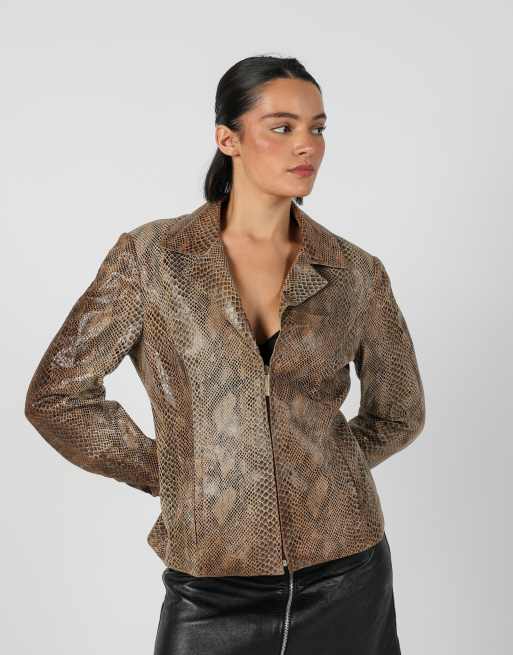 Vintage Gigli M light jacket in brown, 3 of 4