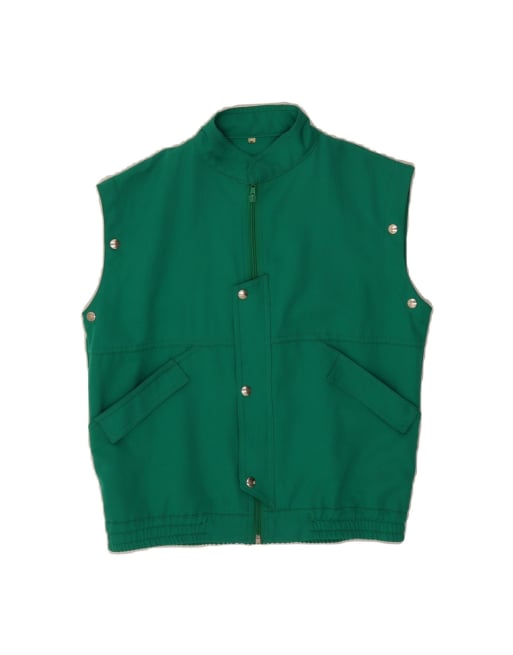 Vintage Gilet EU 40 Medium In Green