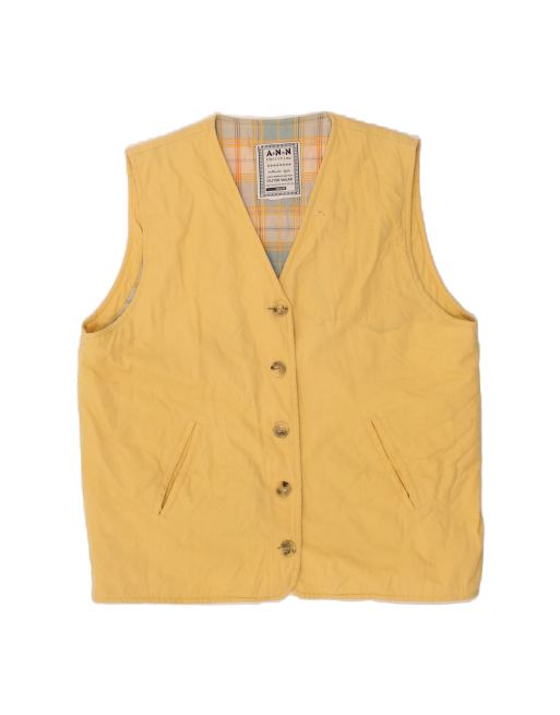 Vintage Gilet EU 44 XL In Yellow