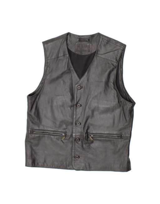 Vintage Gilet It 52 XL In Black