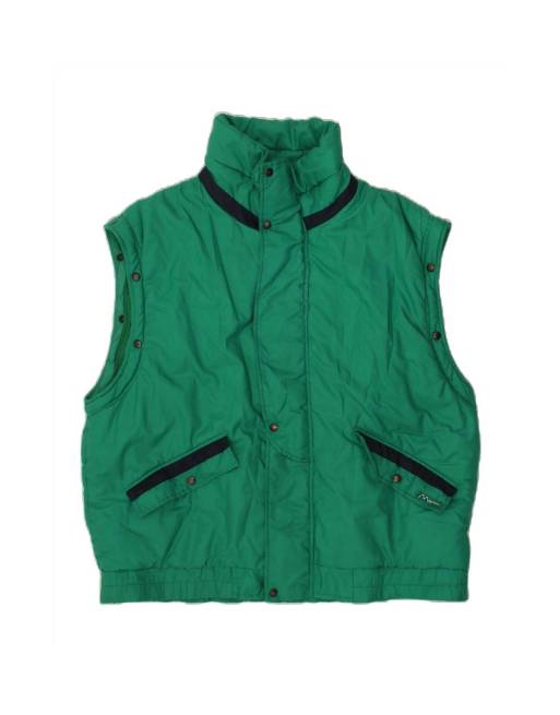 Vintage Gilet It 54 2XL In Green