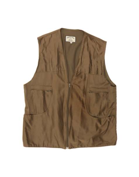 Vintage Gilet UK 40 Large In Khaki - view 1