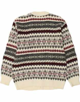 Vintage gio ferrari Size M Striped Cardigan Sweater in Multicoloured
