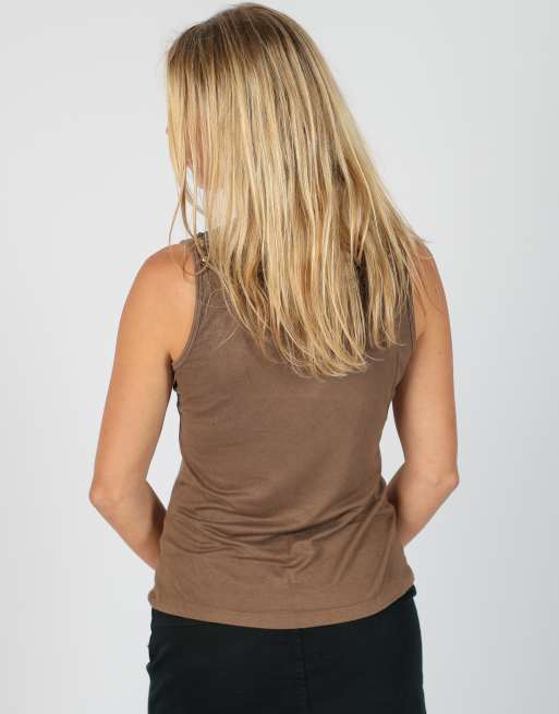 Vintage Giorgia&Johns S cami in brown, 2 of 4