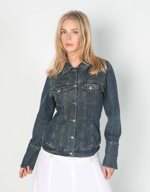 Vintage Glam M denim jacket in blue