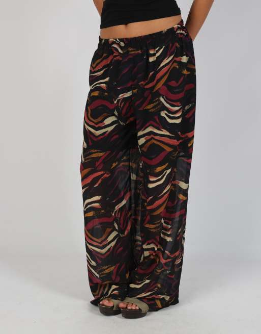 Vintage Gloss Roma XS woven trousers in black, 2 of 4