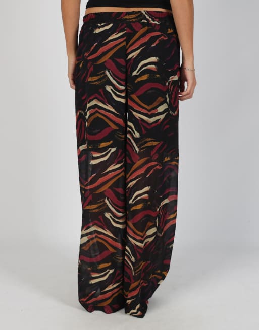 Vintage Gloss Roma XS woven trousers in black, 4 of 4