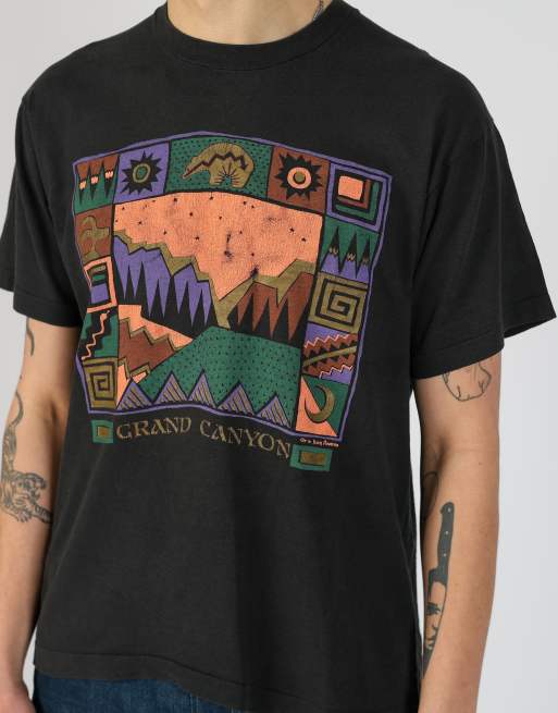 Vintage Grand Canyon l t-shirt in black, 4 of 4