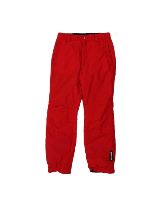Vintage Graphic Joggers Ski Trousers It 50 Large In Red