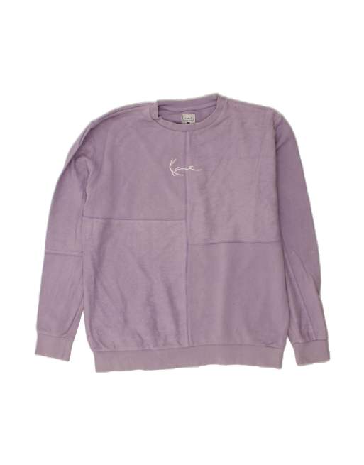Vintage Graphic Sweatshirt Jumper Large In Purple