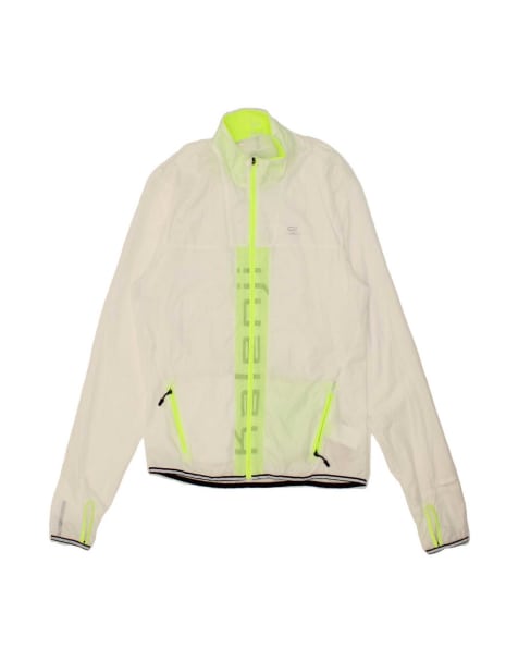 Vintage Graphic Tracksuit Top Jacket Large In White - view 1