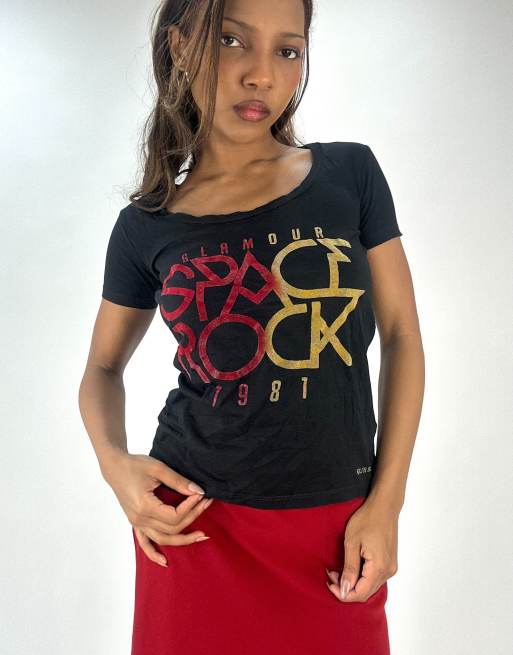 Vintage graphic tshirt in black