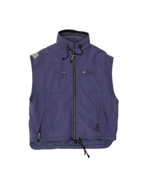 Vintage Graphic Utility Gilet UK 42 XL In Purple - view 1