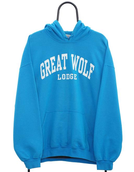 Vintage Great Wolf size XL hoodie in blue