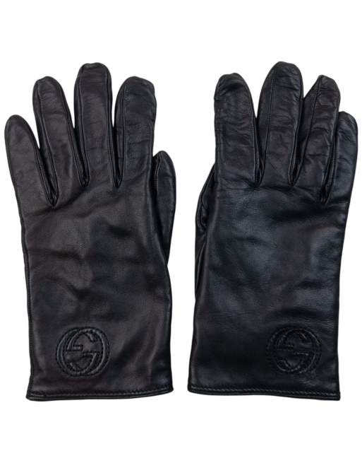 Vintage Gucci 2000s By Tom Ford Leather Gloves Size S