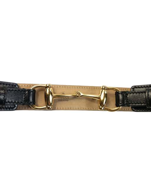 Vintage Gucci 2000s By Tom Ford Leather Horse Bit Belt Size M, 2 of 4