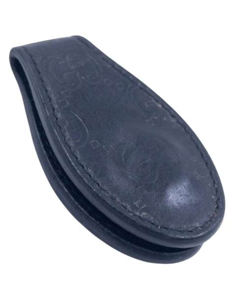 Vintage Gucci 2000s Embossed Monogram Leather Money Clip - view 1
