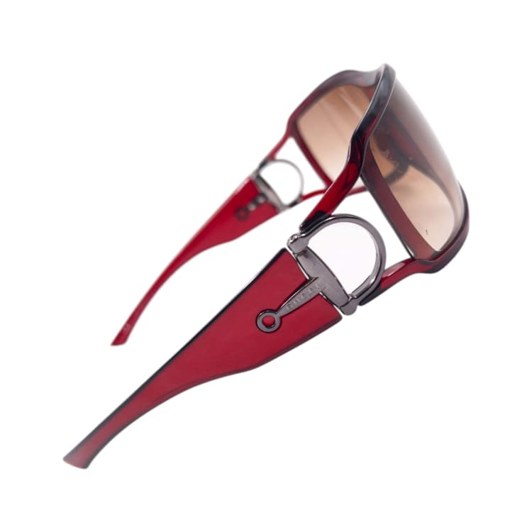 Vintage Gucci 2000s Horse Bit Sunglasses | ASOS