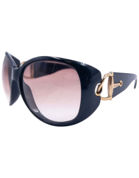 Vintage Gucci 2000s Horse Bit Sunglasses - view 1